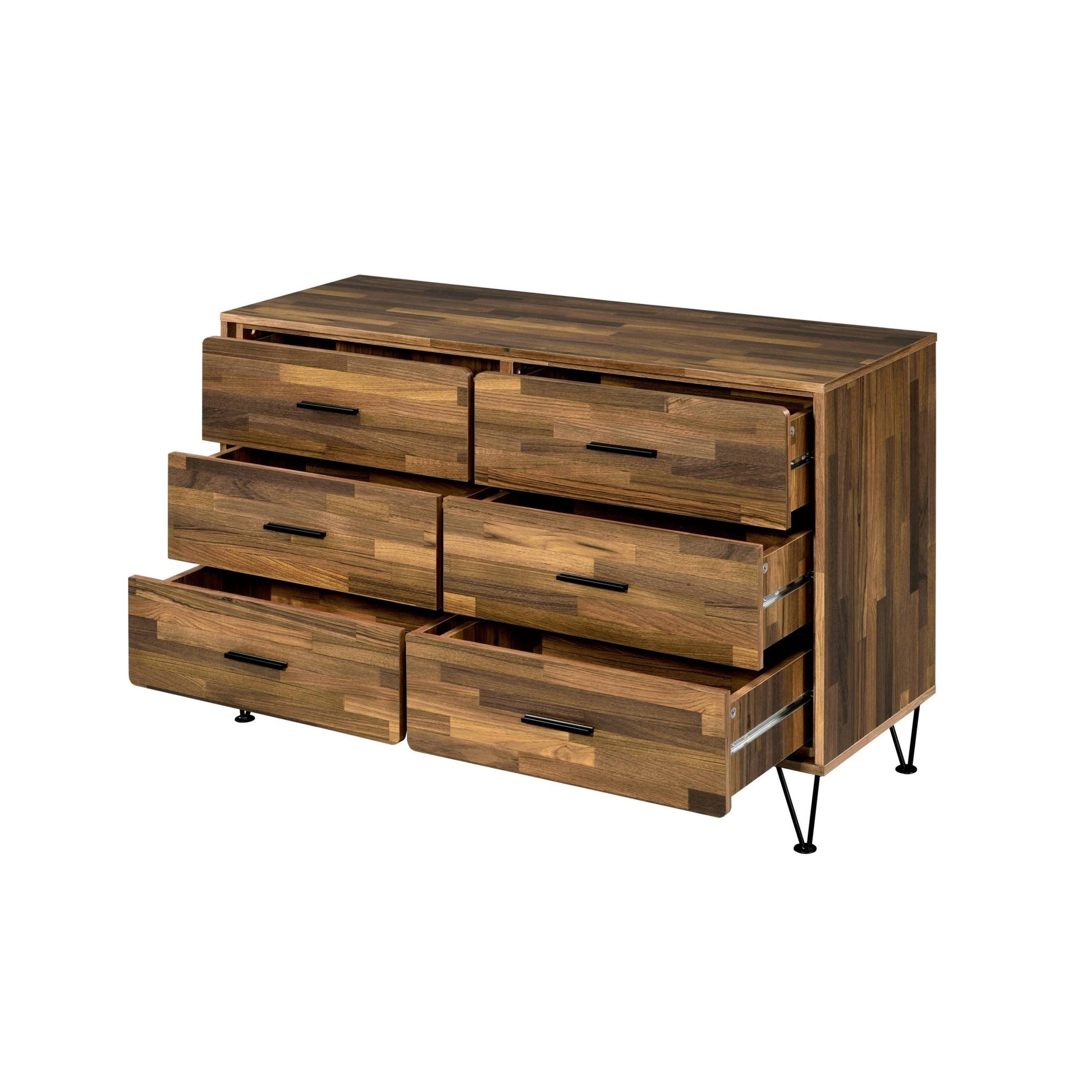 Hestia Walnut Finish Dresser - 1st Choice Furniture Direct