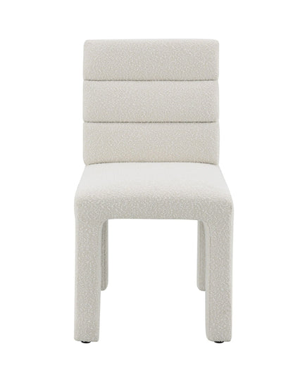 Hettie Beige Boucle Side Chair (Set of 2) - 1st Choice Furniture Direct