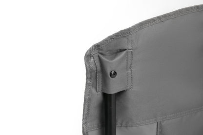 High Back Heavy Duty Lawn Chair Support 250LBS, Portable Collapsible Chair with Cup Holder -Grey - 1st Choice Furniture Direct