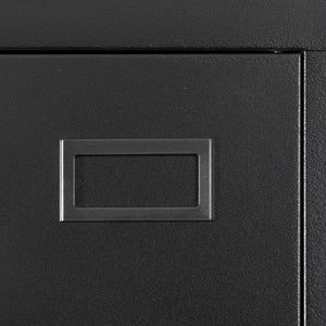 High Storage Cabinet with 2 Doors and 4 Partitions to Separate 5 Storage Spaces, Home/ Office Design - 1st Choice Furniture Direct