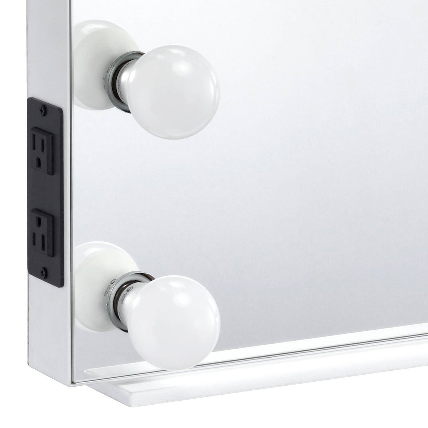Hollywood Vanity Mirror with Light Bulb Sockets - 1st Choice Furniture Direct