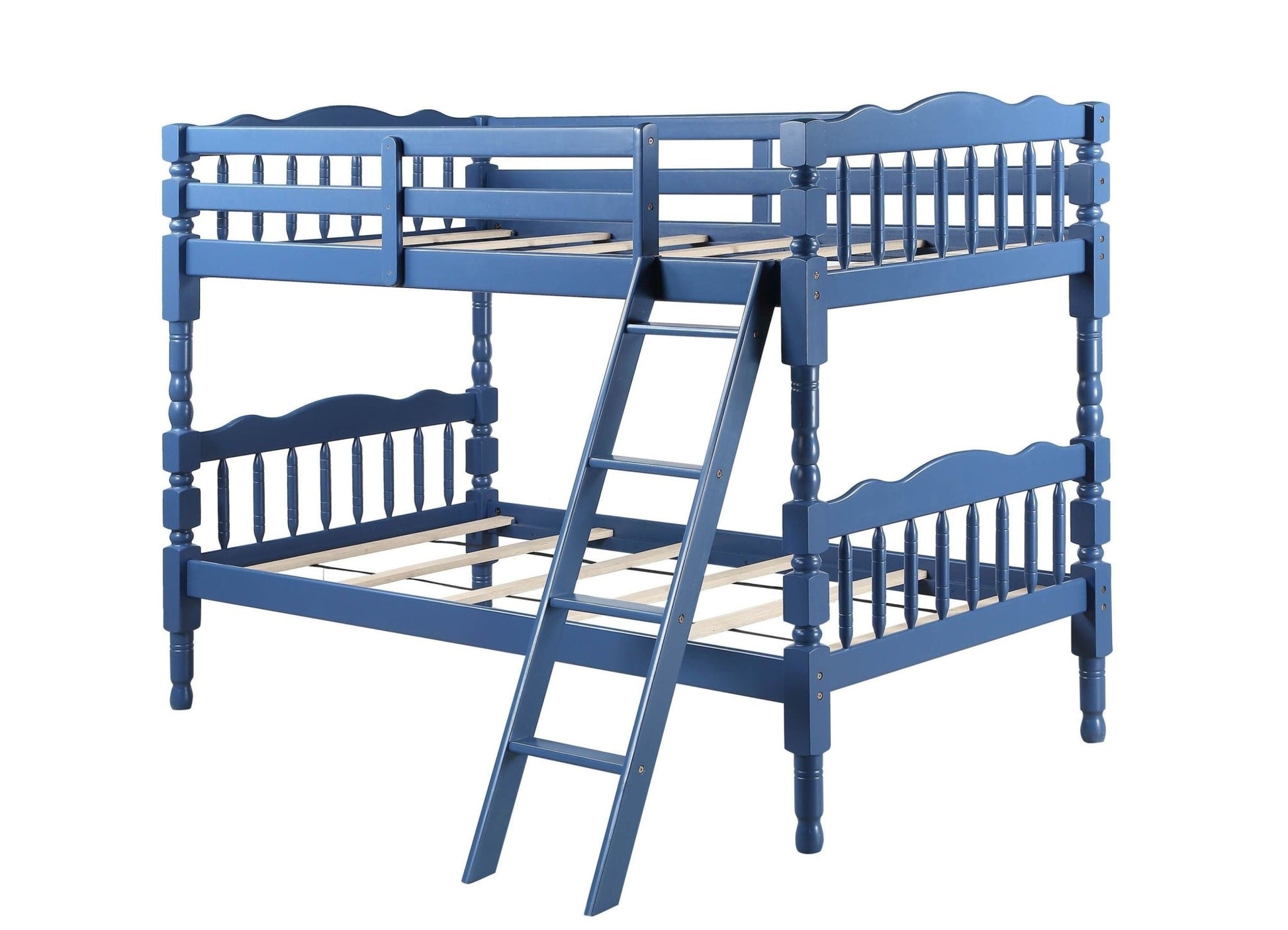 Homestead Dark Blue Finish Twin/Twin Bunk Bed - 1st Choice Furniture Direct