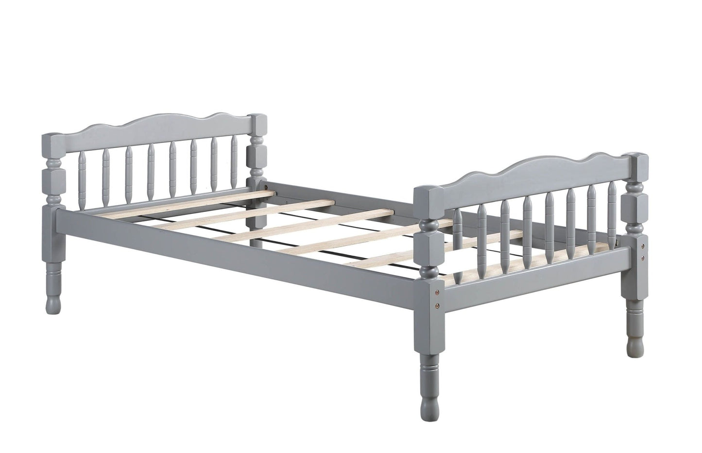 Homestead Gray Finish Twin/Twin Bunk Bed - 1st Choice Furniture Direct