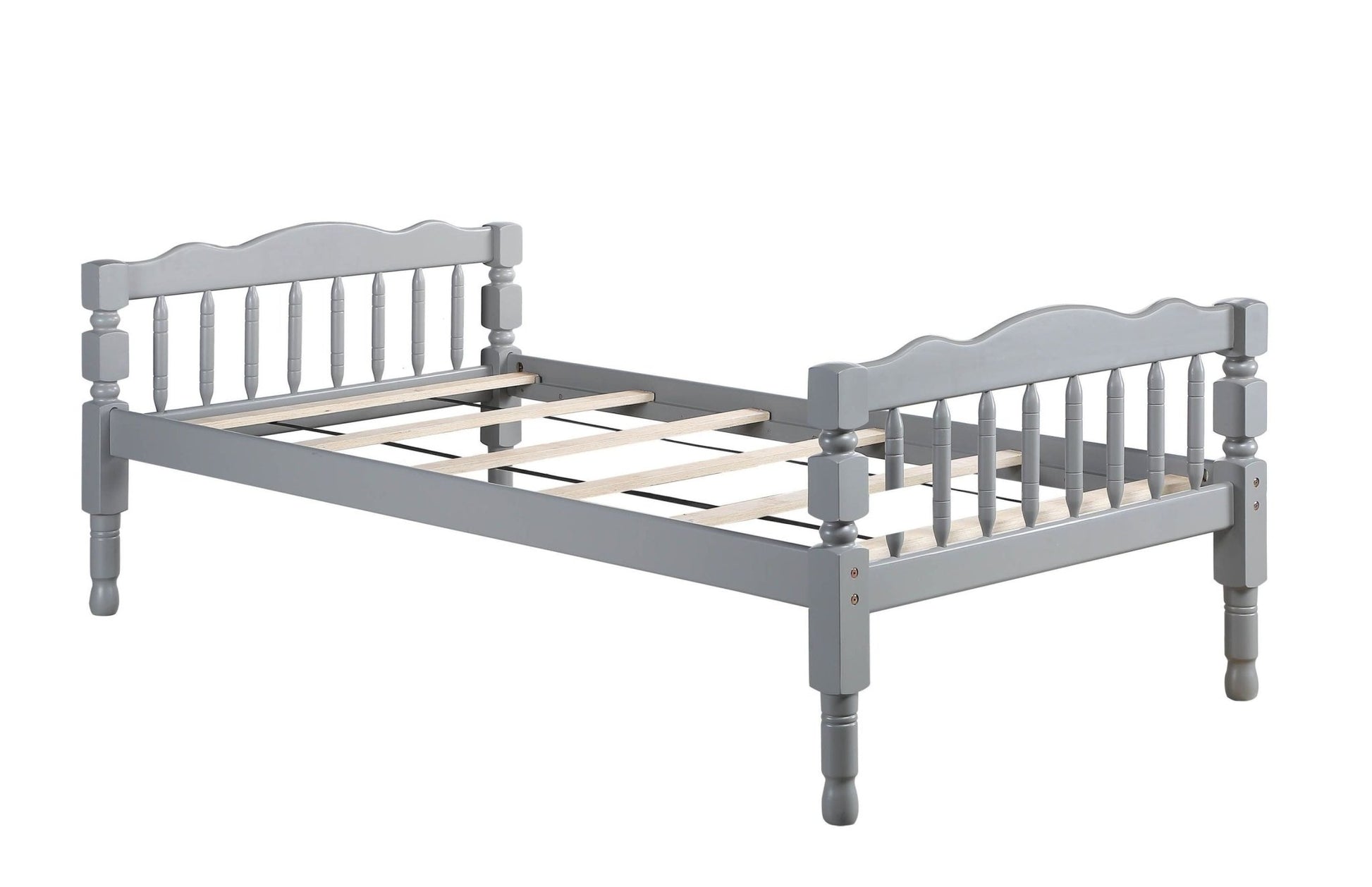 Homestead Gray Finish Twin/Twin Bunk Bed - 1st Choice Furniture Direct