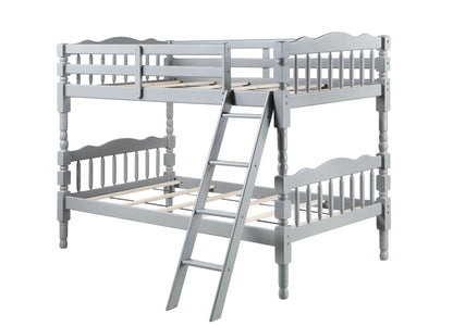 Homestead Gray Finish Twin/Twin Bunk Bed - 1st Choice Furniture Direct