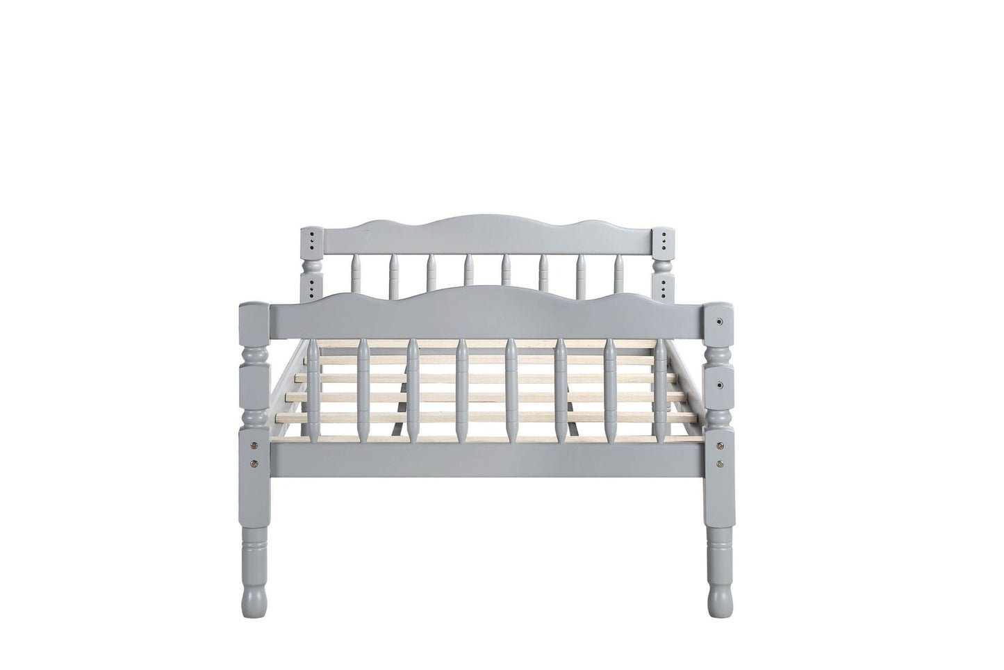Homestead Gray Finish Twin/Twin Bunk Bed - 1st Choice Furniture Direct