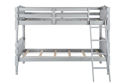 Homestead Gray Finish Twin/Twin Bunk Bed - 1st Choice Furniture Direct