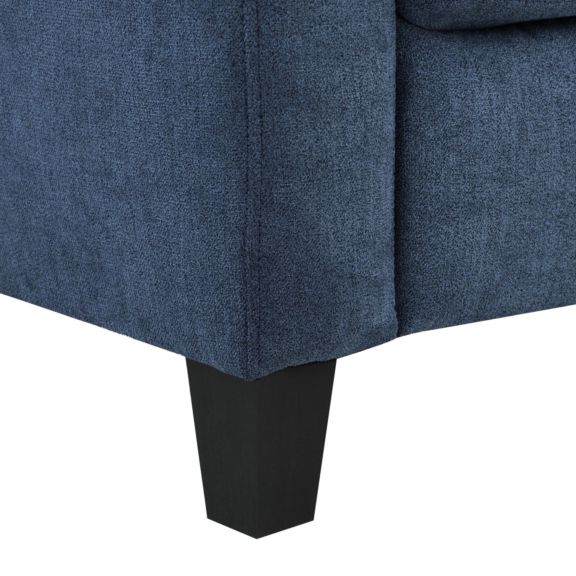 Horatio Navy Chenille 3 Seater Sofa - 1st Choice Furniture Direct