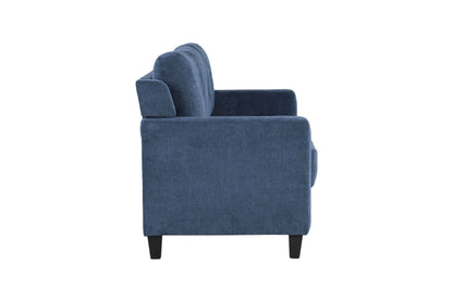Horatio Navy Chenille 3 Seater Sofa - 1st Choice Furniture Direct