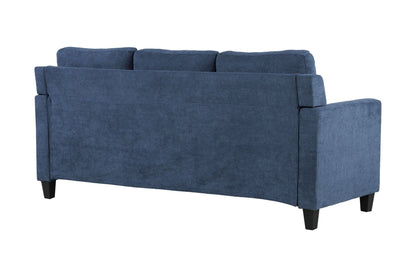 Horatio Navy Chenille 3 Seater Sofa - 1st Choice Furniture Direct
