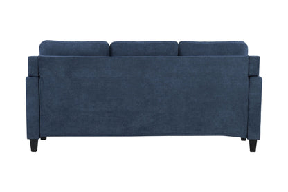 Horatio Navy Chenille 3 Seater Sofa - 1st Choice Furniture Direct