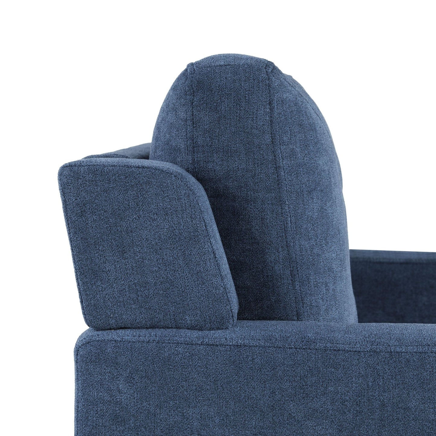 Horatio Navy Chenille 3 Seater Sofa - 1st Choice Furniture Direct