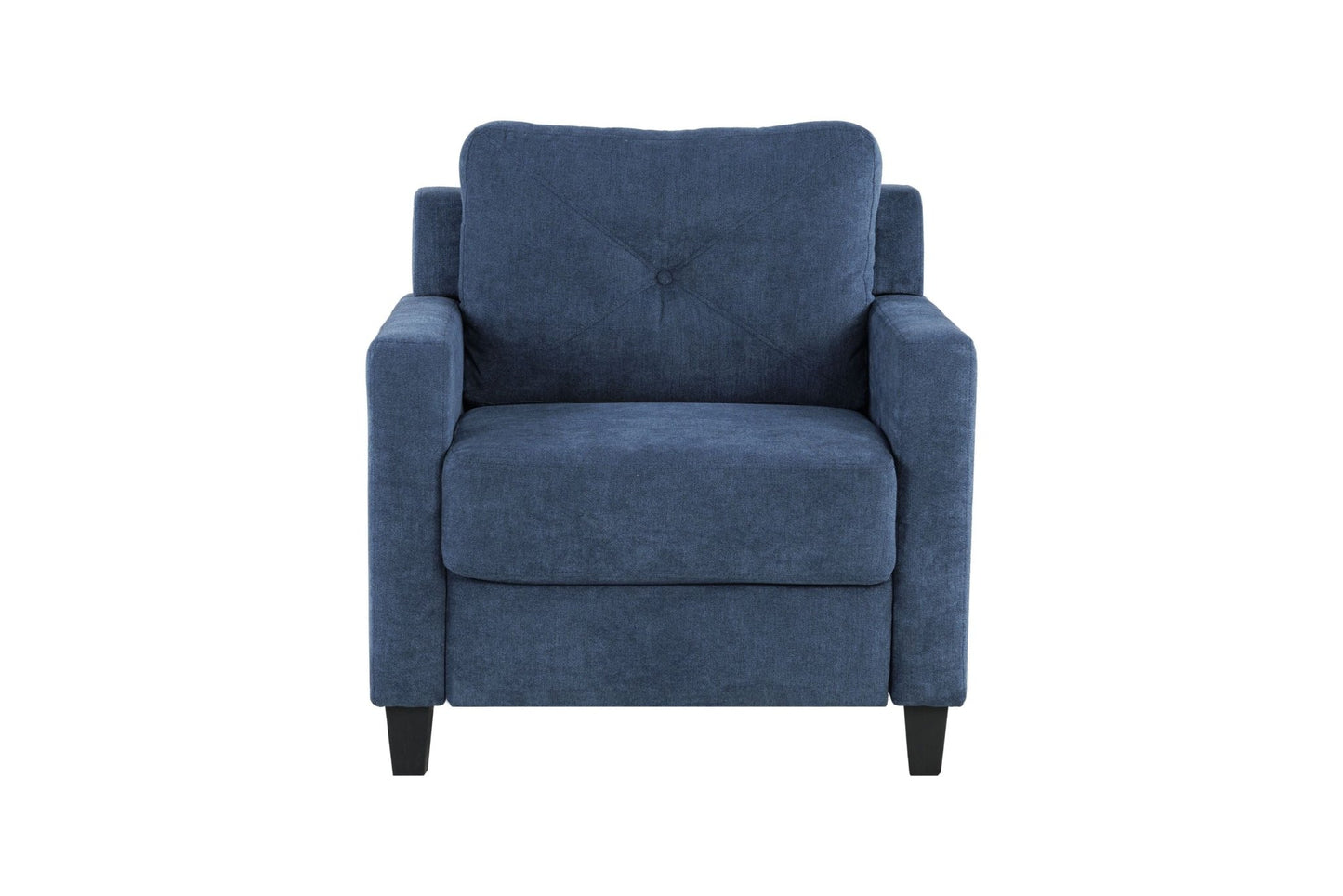 Horatio Navy Chenille 3PCS Living Room Set - 1st Choice Furniture Direct