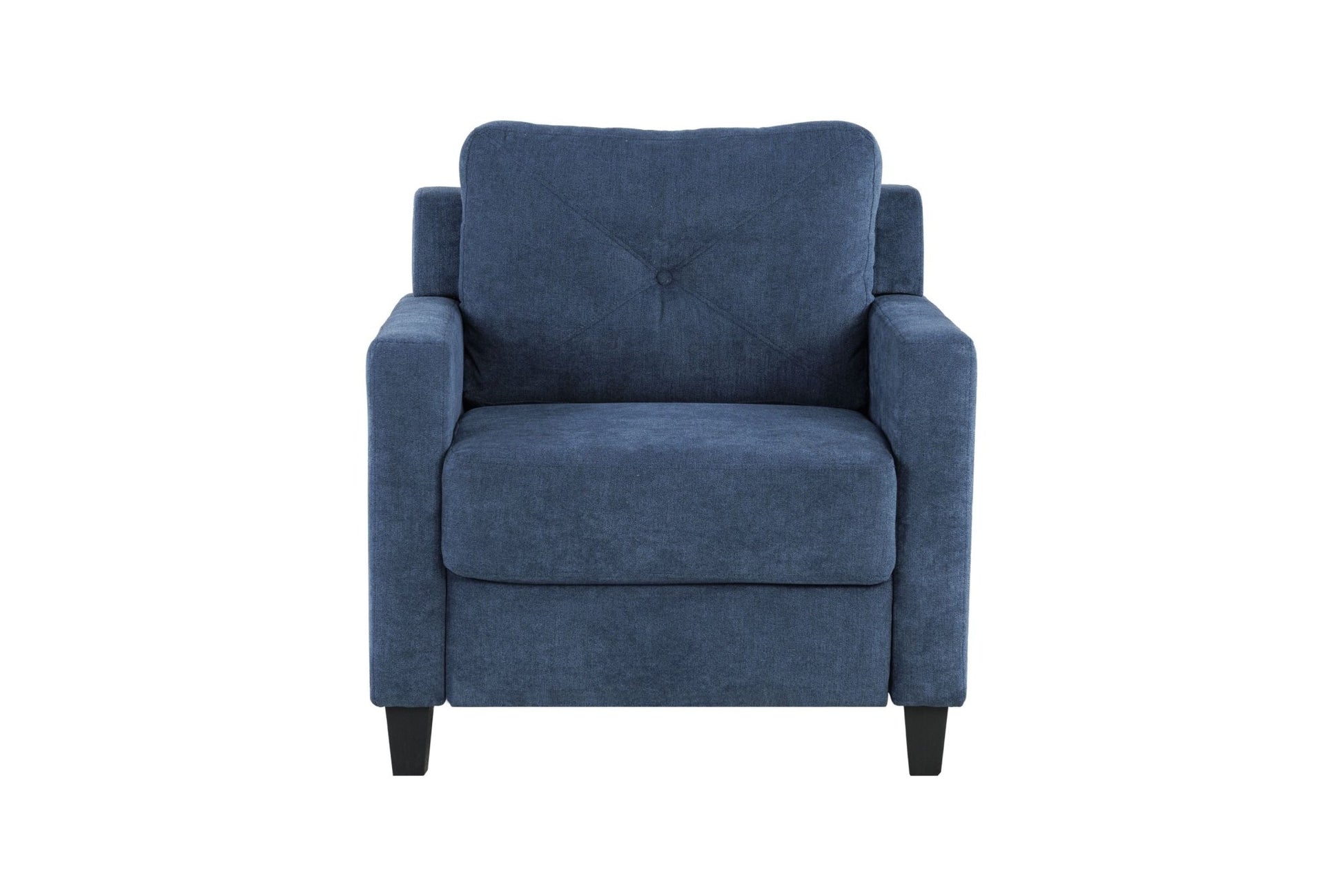 Horatio Navy Chenille 3PCS Living Room Set - 1st Choice Furniture Direct