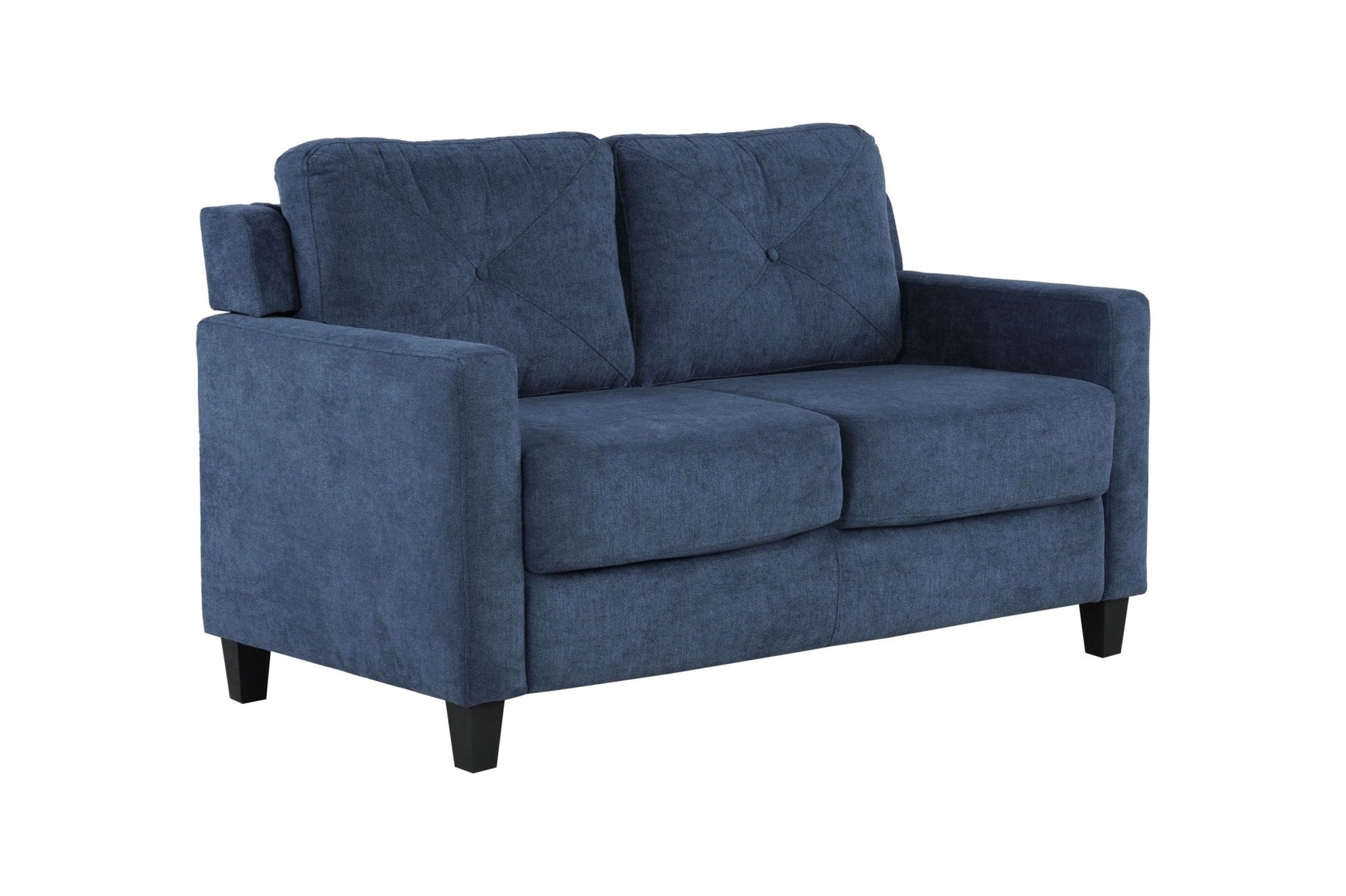 Horatio Navy Chenille 3PCS Living Room Set - 1st Choice Furniture Direct