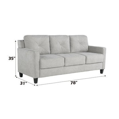 Horatio Taupe Chenille 3 Seater Sofa - 1st Choice Furniture Direct