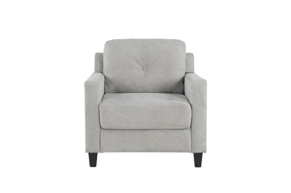 Horatio Taupe Chenille Chair - 1st Choice Furniture Direct
