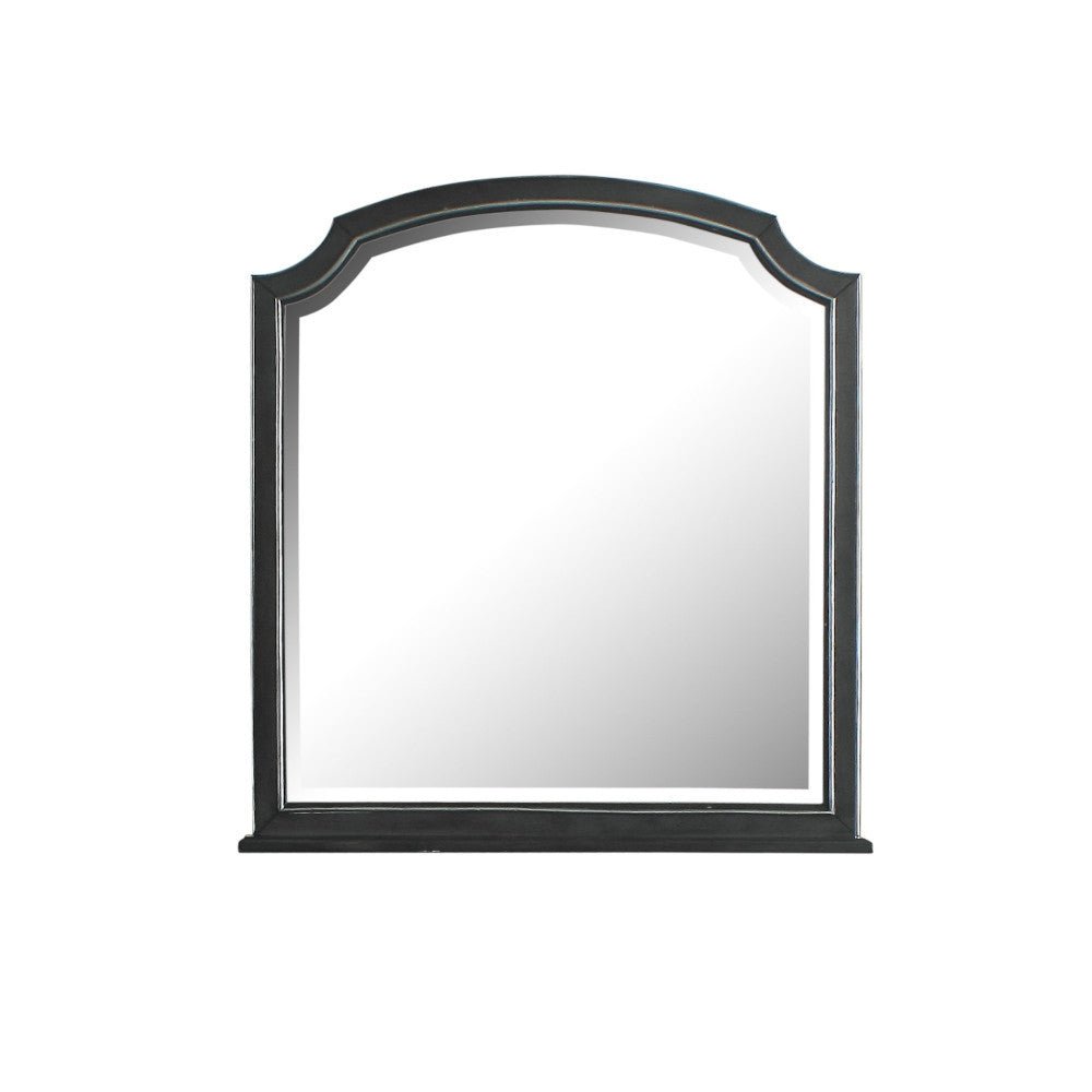 House Beatrice Charcoal Finished Mirror - 1st Choice Furniture Direct