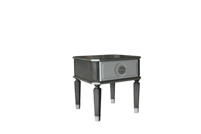 House Beatrice Charcoal & Light Gray Finish End Table - 1st Choice Furniture Direct