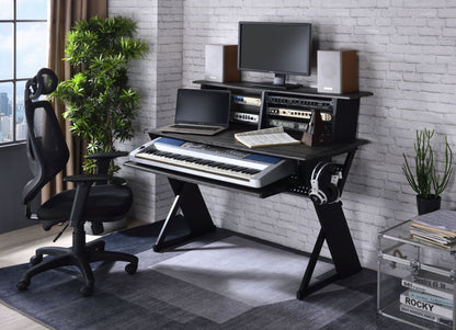 Humanity Black Finish Music Desk - 1st Choice Furniture Direct