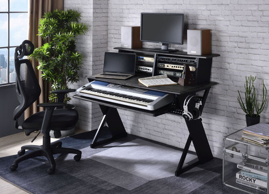 Humanity Black Finish Music Desk - 1st Choice Furniture Direct