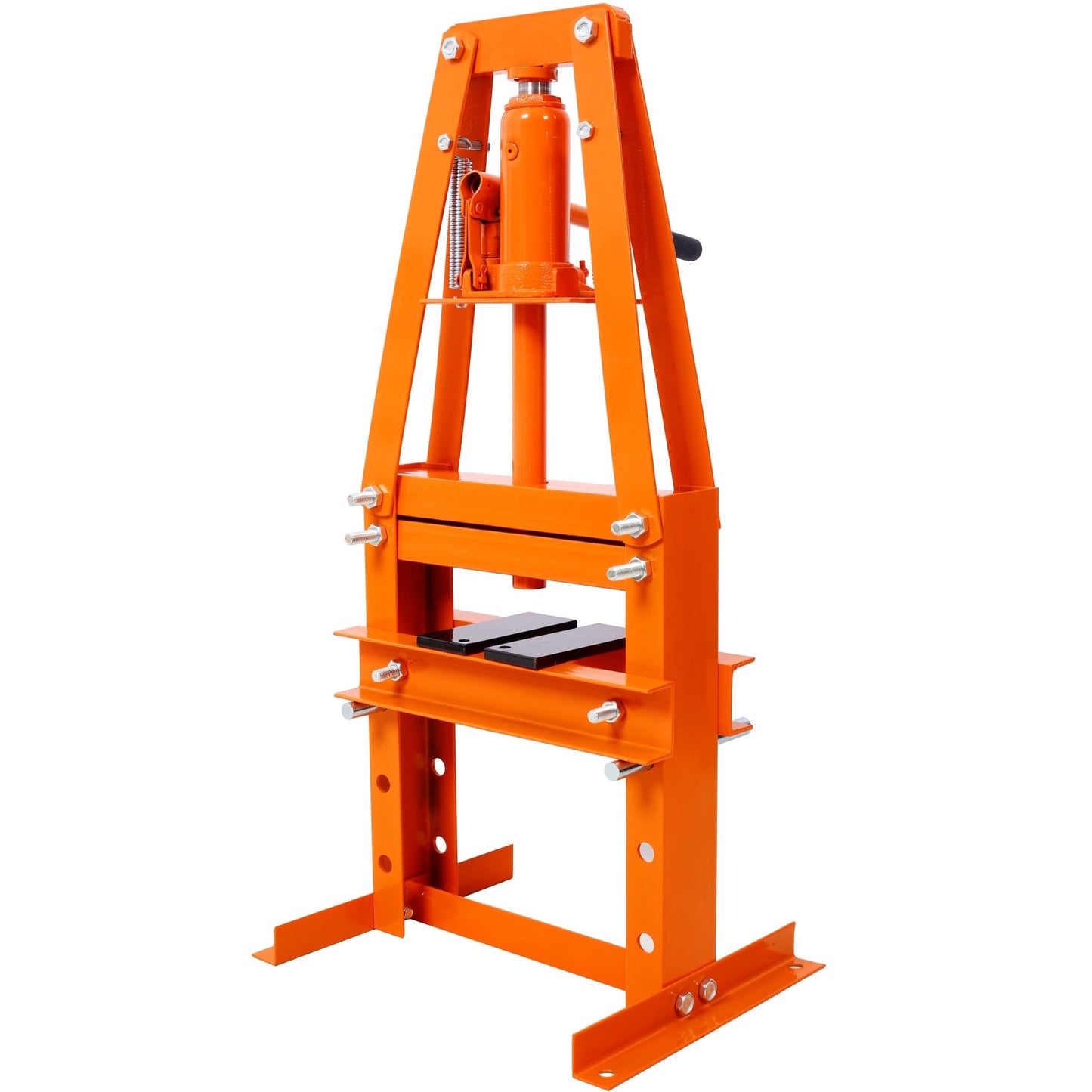 Hydraulic Power Units, 6 - Ton Benchtop Hydraulic A - Frame Shop Press with Press Plates, Hydraulic 6 Ton Garage Floor Adjustable Shop Press with Plates, Hydraulic Press, Hydraulic Shop Press,Orange - 1st Choice Furniture Direct