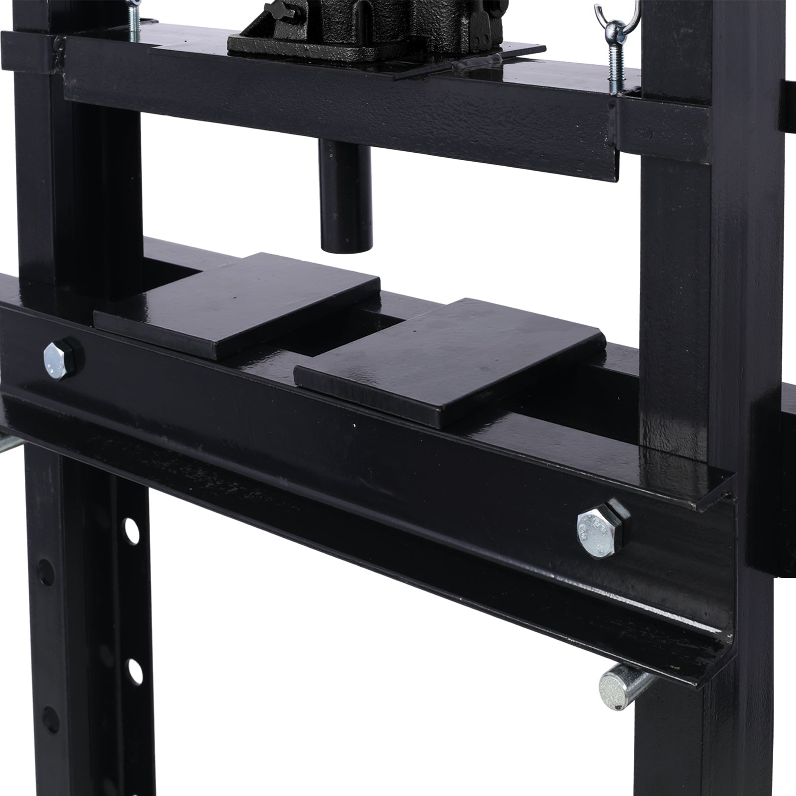 Hydraulic Shop Press ,12 - Ton Capacity , Floor Mount ,with Press Plates, H - Frame Garage Floor Press, Adjustable Working Table Height,black - 1st Choice Furniture Direct