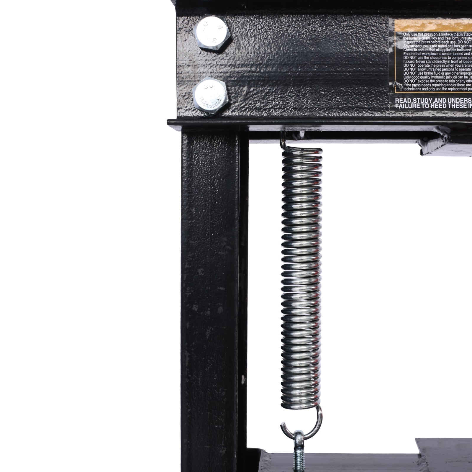Hydraulic Shop Press ,12 - Ton Capacity , Floor Mount ,with Press Plates, H - Frame Garage Floor Press, Adjustable Working Table Height,black - 1st Choice Furniture Direct