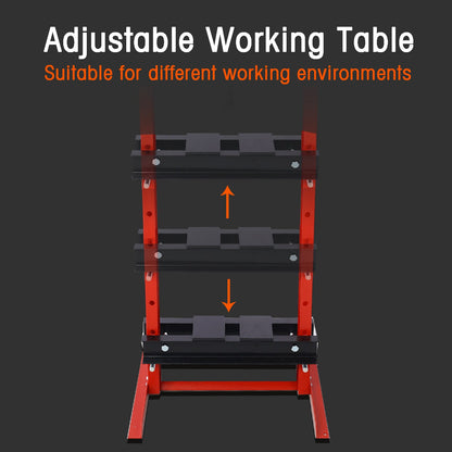 Hydraulic Shop Press ,12 - Ton Capacity , Floor Mount ,with Press Plates, H - Frame Garage Floor Press, Adjustable Working Table Height,red - 1st Choice Furniture Direct