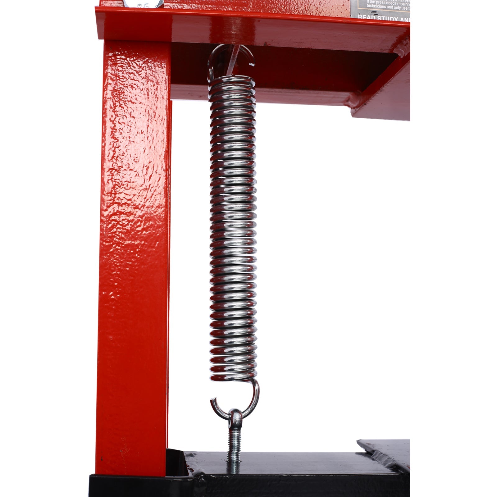 Hydraulic Shop Press ,12 - Ton Capacity , Floor Mount ,with Press Plates, H - Frame Garage Floor Press, Adjustable Working Table Height,red - 1st Choice Furniture Direct