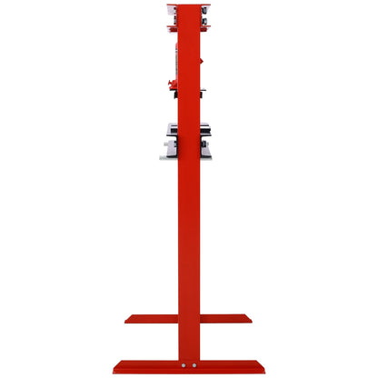 Hydraulic Shop Press ,12 - Ton Capacity , Floor Mount ,with Press Plates, H - Frame Garage Floor Press, Adjustable Working Table Height,red - 1st Choice Furniture Direct