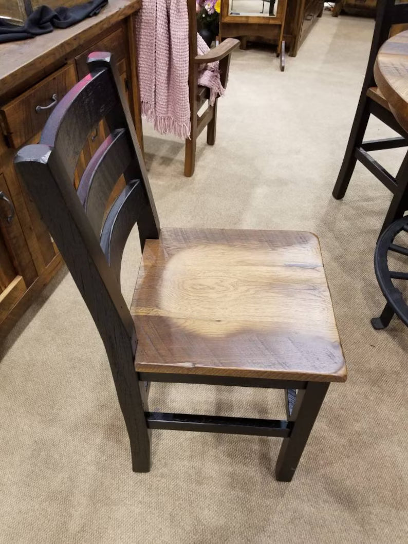 Amish Reclaimed Wood Bar Stools – Rustic Heavy Duty Seating