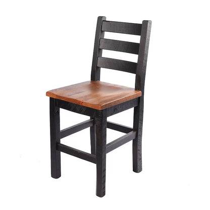 Amish Reclaimed Wood Bar Stools – Rustic Heavy Duty Seating