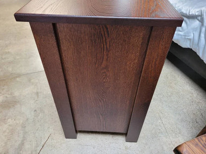 Amish Solid Oak TV Console | Handcrafted USA Entertainment Center