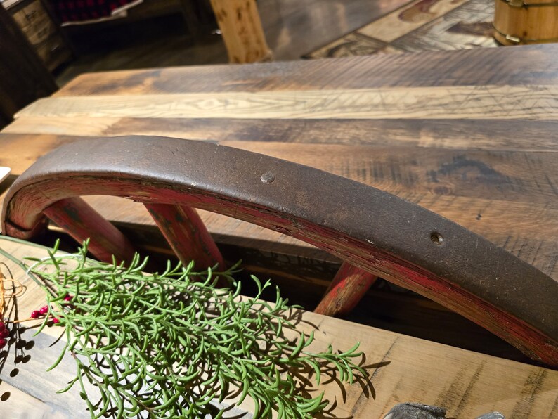 Old West Reclaimed Barn Wood Wagon Wheel Table Set with Bar Stools
