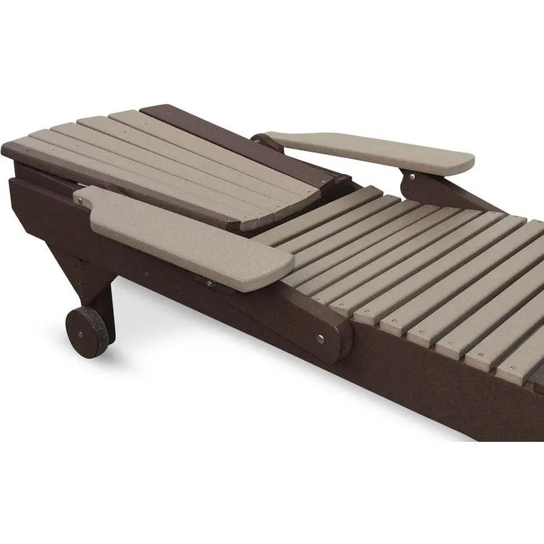 Outdoor Poly Chaise Lounge | Weather Resistant Patio Lounger