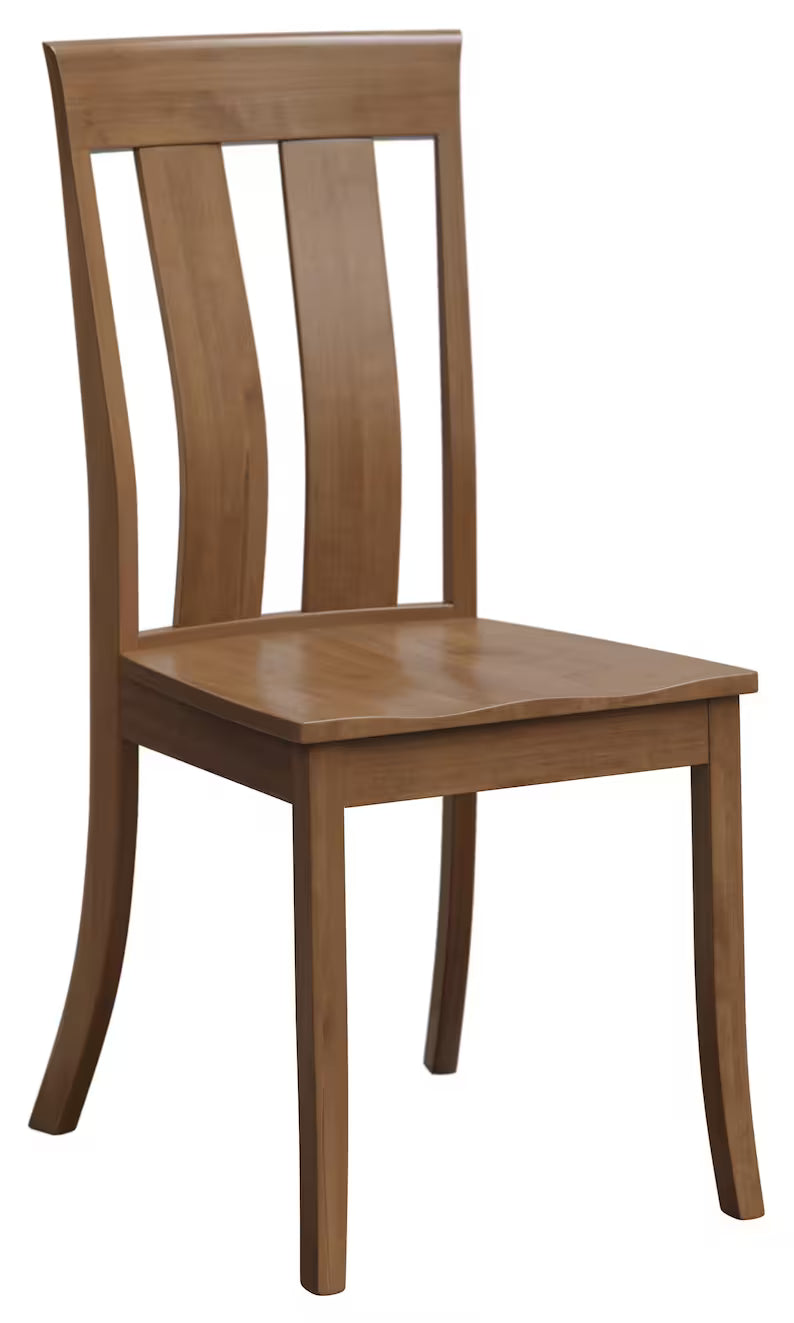 Amish Brown Maple 5-Piece Dining Set with Extension Leaf