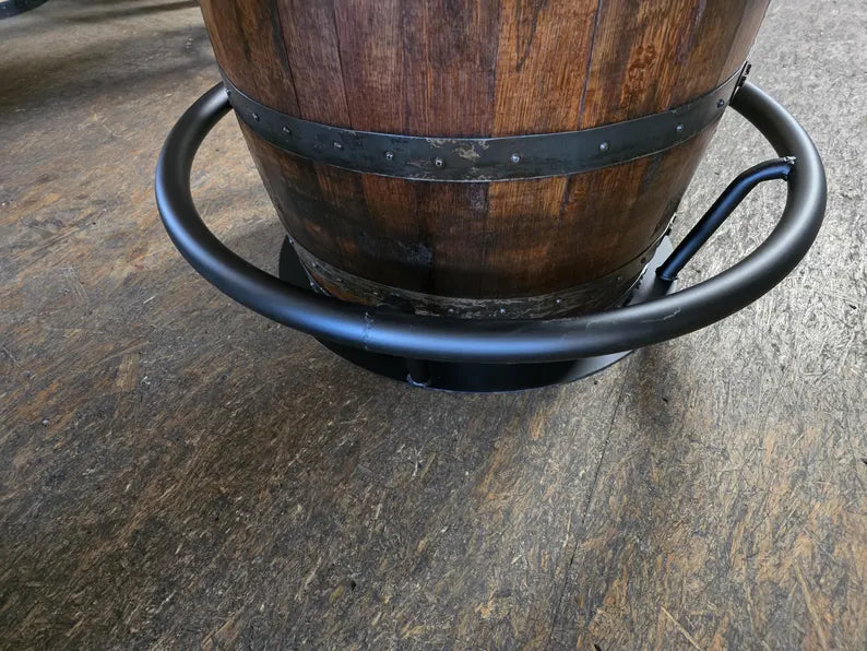 Handcrafted Whiskey Barrel Furniture – Rustic Reclaimed Oak Decor
