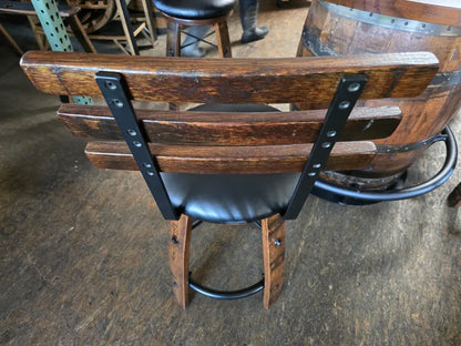 Handcrafted Whiskey Barrel Furniture – Rustic Reclaimed Oak Decor