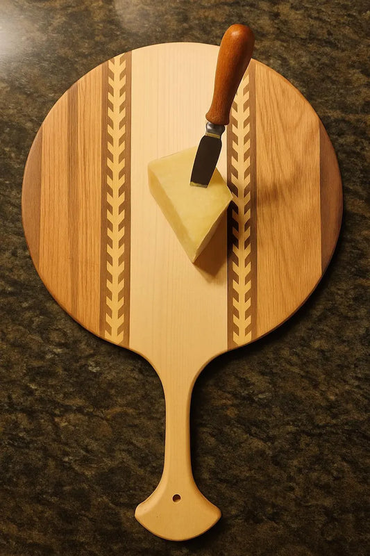 Amish Handcrafted Walnut Maple Oak Cutting Board