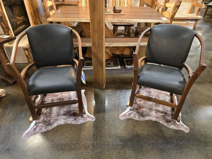 Reclaimed Barnwood Bar Stool – Rustic Walnut Handmade Farmhouse Stool