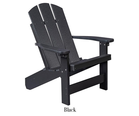 Amish Handcrafted Poly Adirondack Chair Outdoor Patio Chair