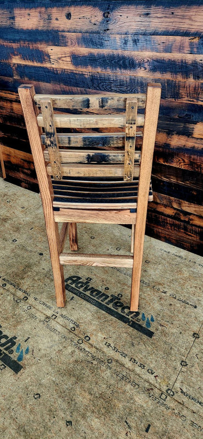 William Sheppee Premium Quality Rustic Whiskey Bar Dining Chair