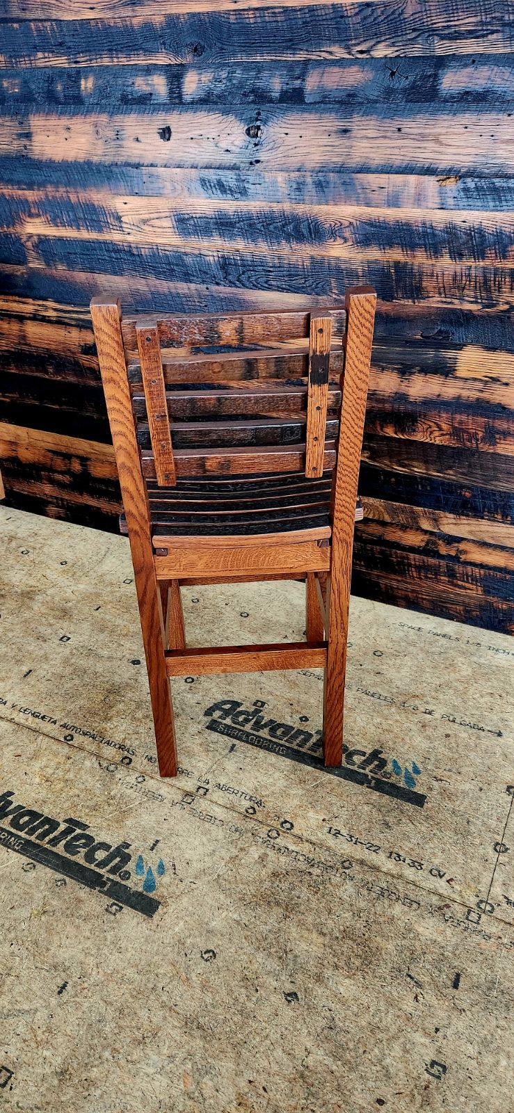 William Sheppee Premium Quality Rustic Bar Dining Chair - SHO106B