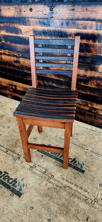 William Sheppee Premium Quality Rustic Whiskey Bar Dining Chair