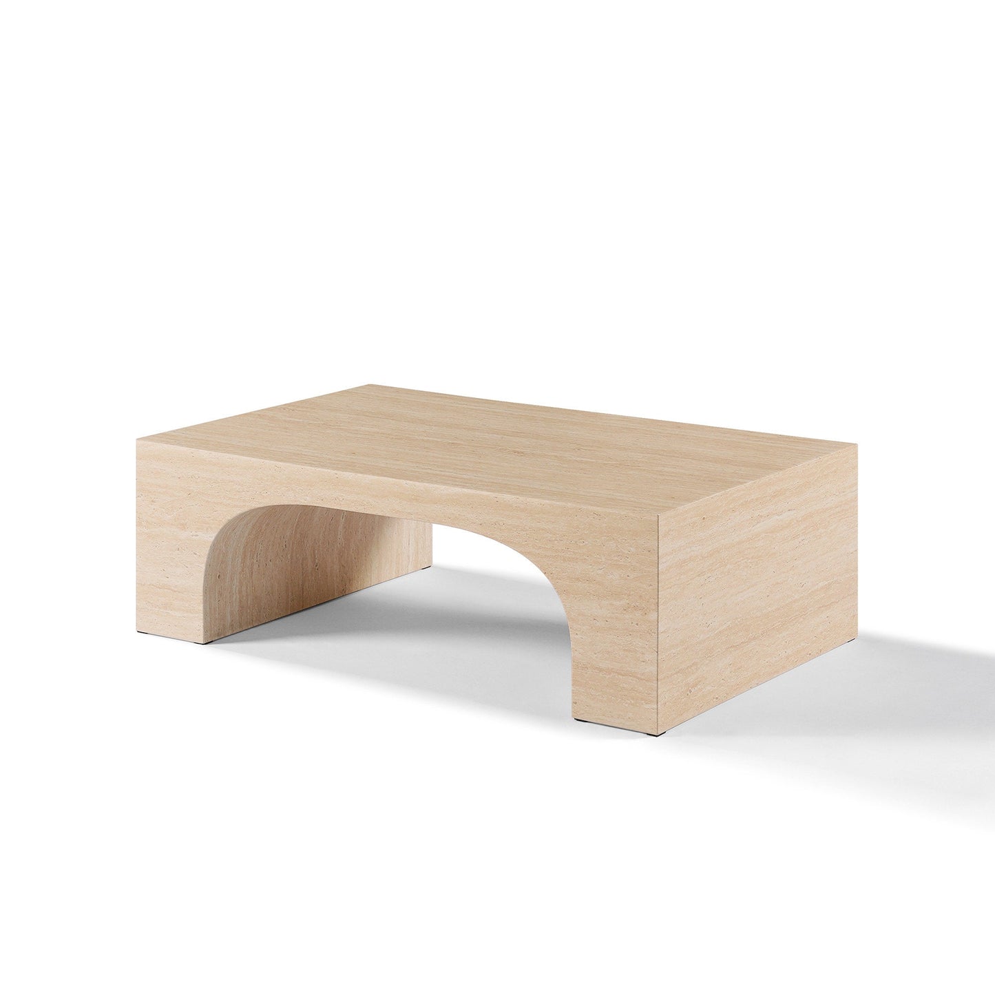 Inca Travertine Stone Coffee Table - 1st Choice Furniture Direct
