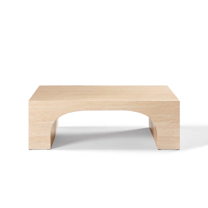 Inca Travertine Stone Coffee Table - 1st Choice Furniture Direct
