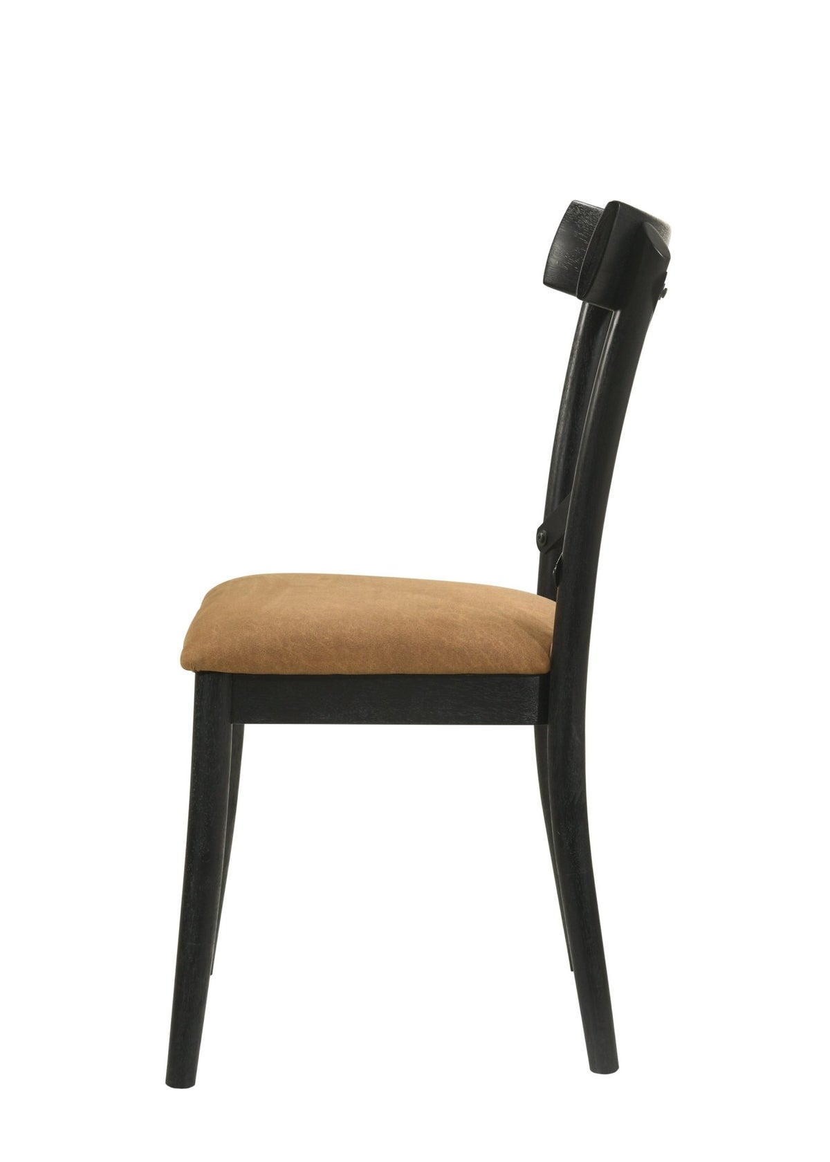 Industrial Dining Chair with Faux Leather Seat and Metal Back - 1st Choice Furniture Direct