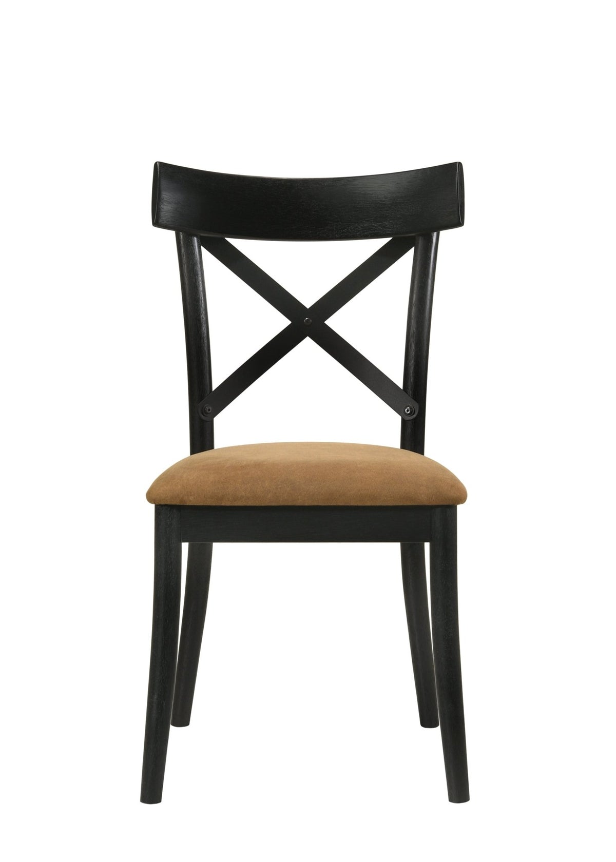 Industrial Dining Chair with Faux Leather Seat and Metal Back - 1st Choice Furniture Direct