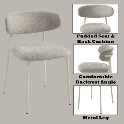 Ingram Gray Finish Side Chair (Set of 2) - 1st Choice Furniture Direct